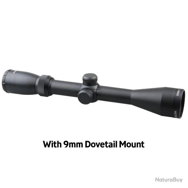 Lunette de vise 3-9x40 B3 Victoptics - Avec monture de 9 mm