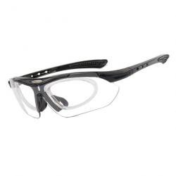 Lunettes anti-impact tactique Ulltrafit OS - Black Transparent