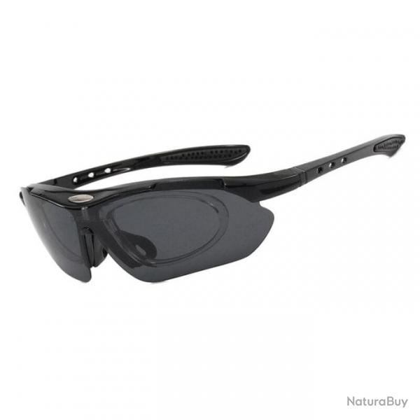 Lunettes anti-impact tactique Ulltrafit OS - Black