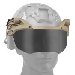 Lunettes casque rabattable KD Tactical - Tan