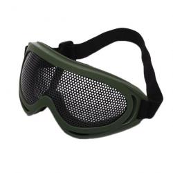 Lunettes CombatLine Sport Elite BS maille métallique - Vert