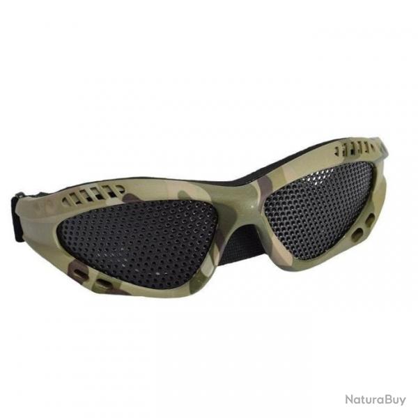 Lunettes protection mtallique SNAirsoft - Multicam