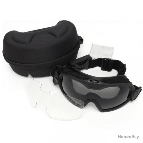 Masque balistique ventilateur AL Tactical - Noir