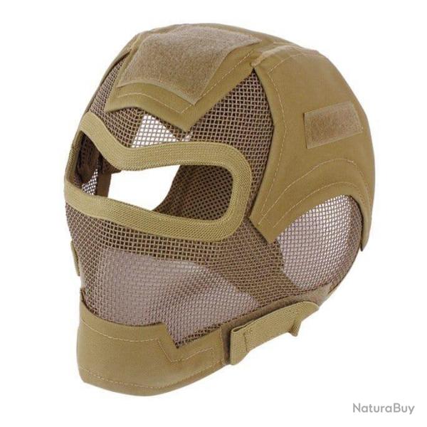 Masque complet War Game RD Hunting - Tan