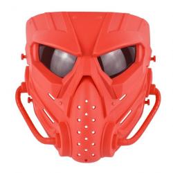 Masque intégral Airsoft Cobat Air War - Rouge (yeux noir)