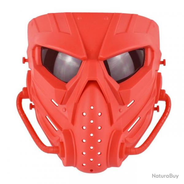 Masque intgral Airsoft Cobat Air War - Rouge (yeux noir)