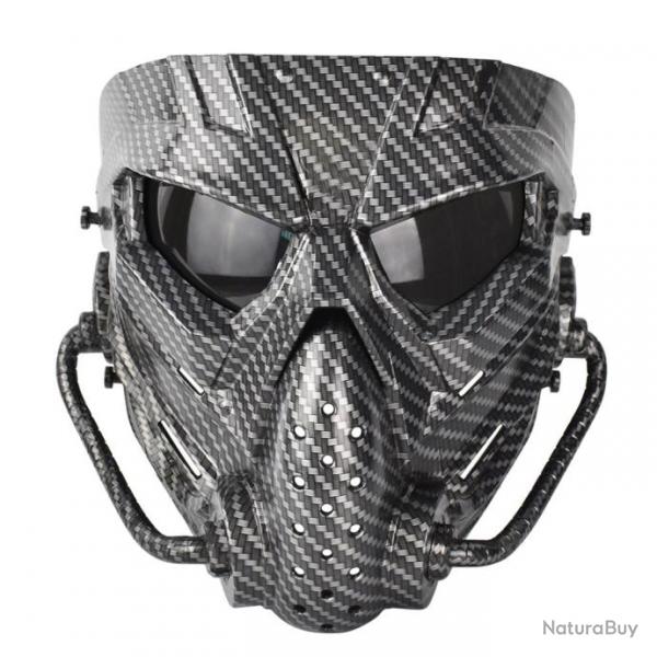 Masque intgral Airsoft Cobat Air War - Gris (yeux noir)