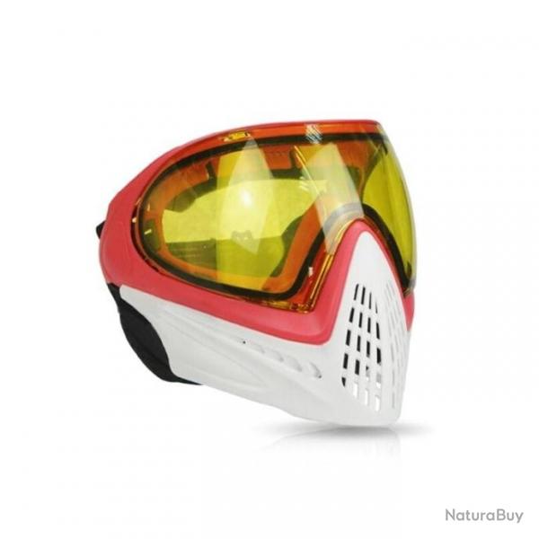 Masque intgral anti-bue F1 FMA - Rouge - Blanc (lunettes jaune)