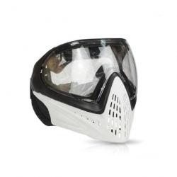 Masque intégral anti-buée F1 FMA - Blanc - Noir (lunettes transparent)