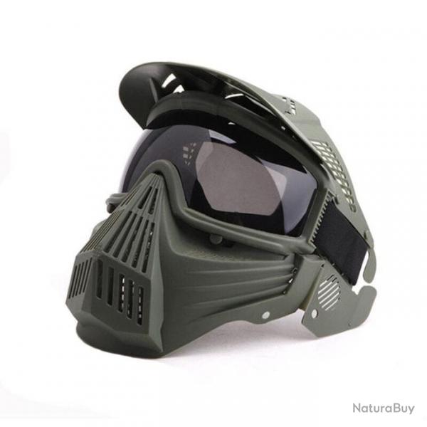 Masque intgral anti-bue Protector OS - Ranger green (lunettes noir)