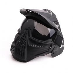 Masque intégral anti-buée Protector OS - Noir 1 (lunettes noir)