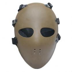 Masque intégral balistique Battle Field - Marron