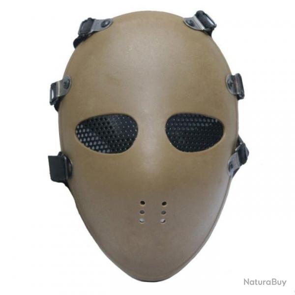 Masque intgral balistique Battle Field - Marron