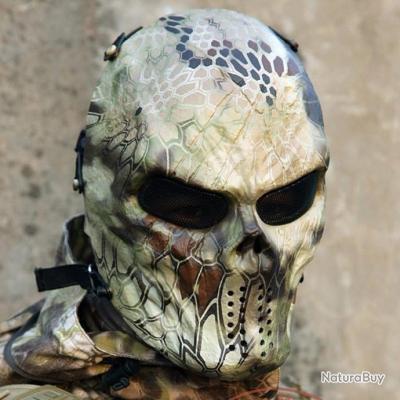 Cagoule Intégrale Outdoor - Balaclava Respirante - Couleur snow cp - Casquettes, cagoules, bonnets tactiques (14613812