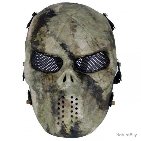 Masque intgral protection Airsoft USG - Vert