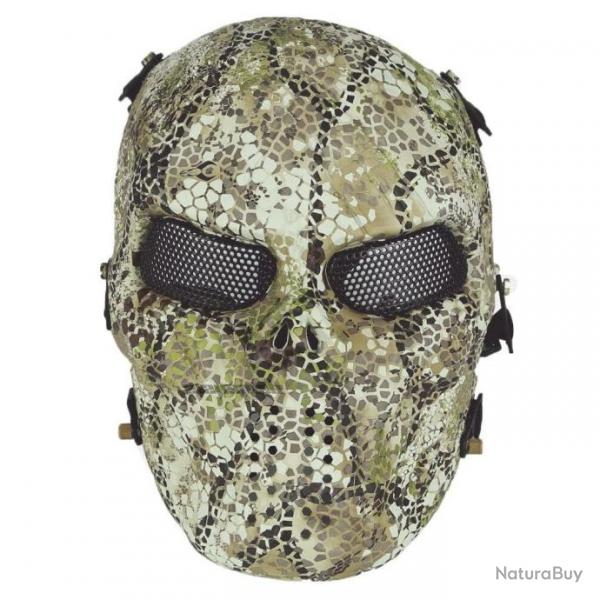 Masque intgral protection Airsoft USG - Camouflage vert