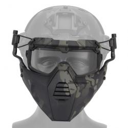 Masque intégral protection lunette OPS - Multicam noir