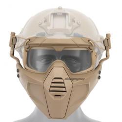 Masque intégral protection lunette OPS - Tan