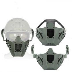 Masque Iron Warrior MA-95 connecteur - Gris