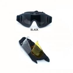 Masque protection Airsoft/paintball YDS - Noir