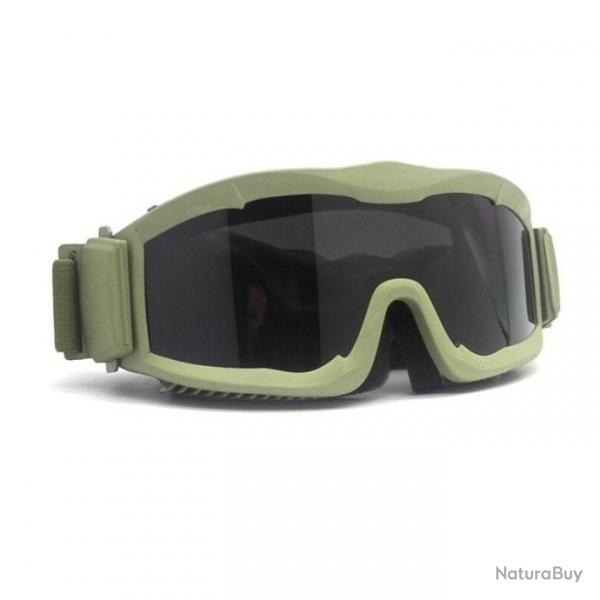 Masque protection Alfa NorthFox C2 - Vert OD