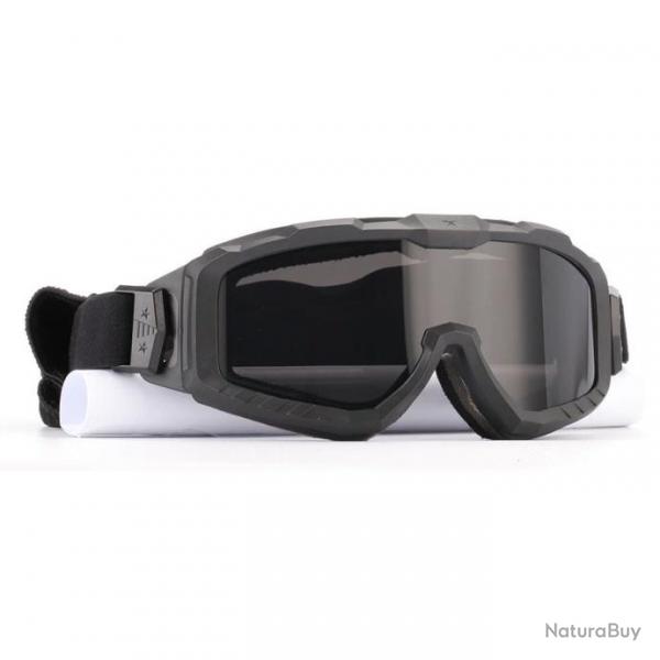 Masque UV400 HD TS Shield - Noir