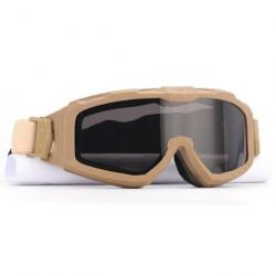 Masque WolfShade UV400 HD TS Shield - Tan