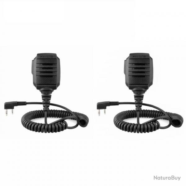 Microphone HK006 IP54 PTT UV-5R - 2 pcs