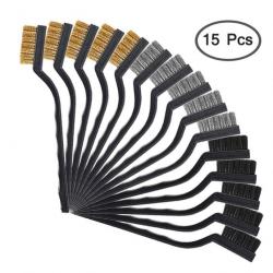 Mini brosses fil de laiton 170mm 15 pcs