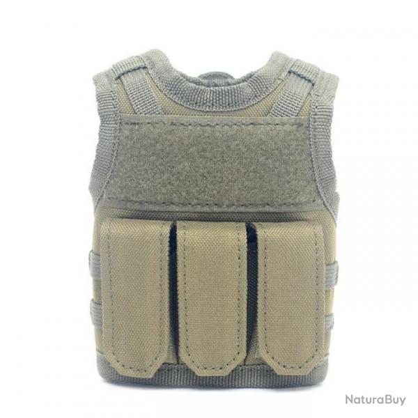 Mini gilet Molle bouteille rglable - Ranger green