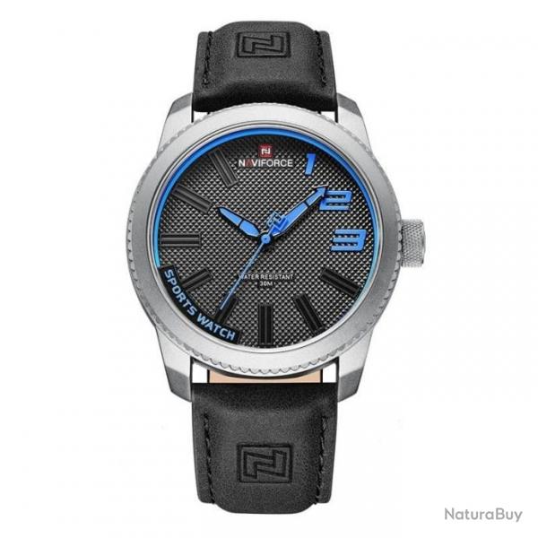 Montre bracelet NAVIFORCE argent/bleu