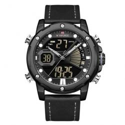 Montre Cadrator LED étanche NAVIFORCE noir