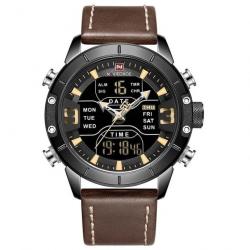 Montre Chronos NAVIFORCE noir/marron