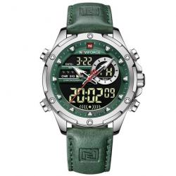 Montre Chronus NaviForce étanche Vert OD