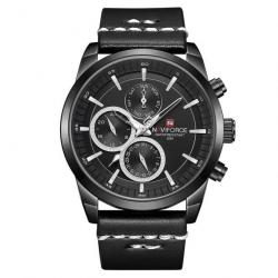 Montre étanche Quartz NAVIFORCE noir