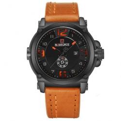 Montre Extractor NaviForce noir/marron