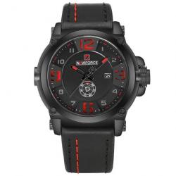 Montre Extractor NaviForce noir/rouge