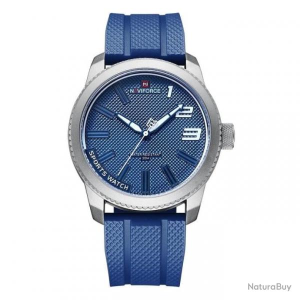 Montre NaviForce NF9222L silicone bleu