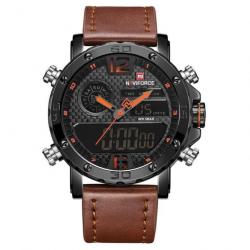 Montre numérique NAVIFORCE WR noir/orange