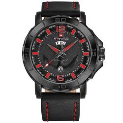 Montre Quartz NF9122 NAVIFORCE noir/rouge