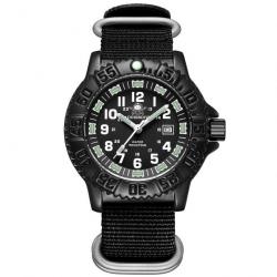 Montre tactique tube lumineux Nato ADI - Noir