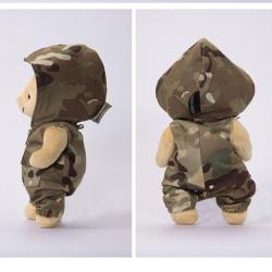 Ours peluche vêtement camo détachable - Garçon