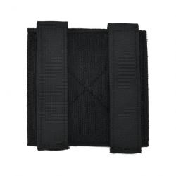 Panneau gilet Patch ID modulaire Molle - 10 cm Noir