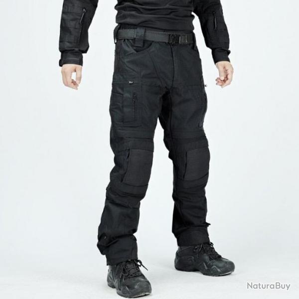 Pantalon cargo impermable TactiArmycal - black / S