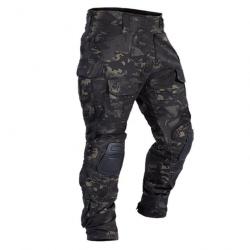 Pantalon combat genouillères OTS - Multicam noir / S (55kg-65kg)