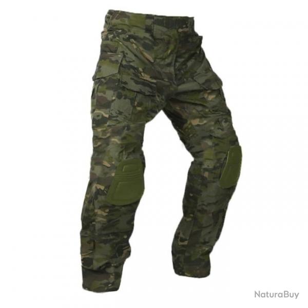 Pantalon combat genouillres OTS - Multicam green / S (55kg-65kg)