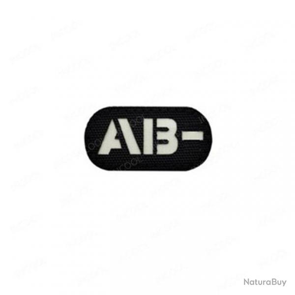 Patch A+ B+ AB O+ rflchissant - Glow In Dark AB Neg