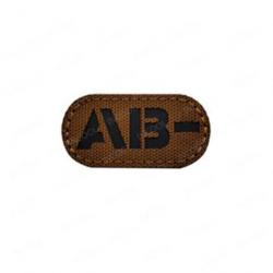 Patch A+ B+ AB O+ réfléchissant - Reflective Tan AB Ne