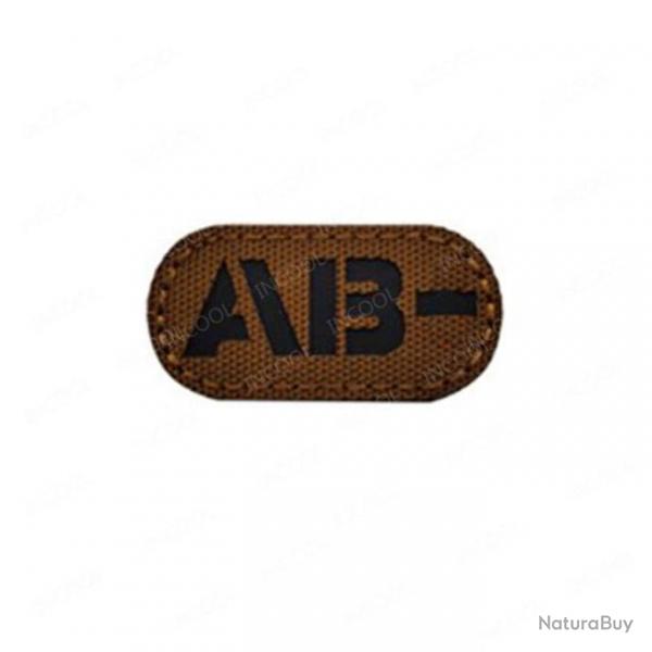 Patch A+ B+ AB O+ rflchissant - Reflective Tan AB Ne