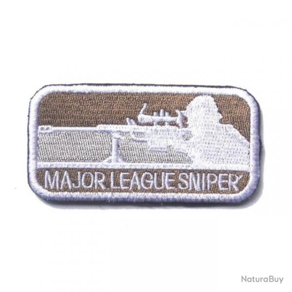 Patch brod emblme militaire PVC - 1 10X4CM Broderie